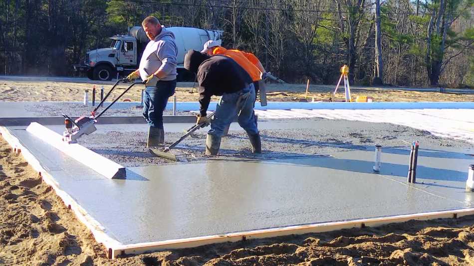 CONCRETE SLAB IN AUGUSTA MAINE